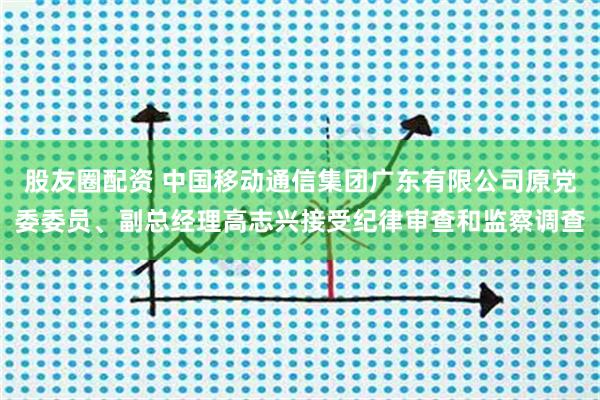 股友圈配资 中国移动通信集团广东有限公司原党委委员、副总经理高志兴接受纪律审查和监察调查